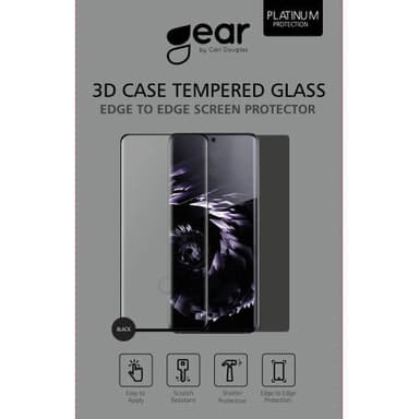 Suojalasi 3D Full Cover Musta Samsung S22+ 5G / S23+ 5G