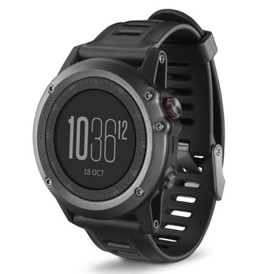 Ranneke Garmin Fenix 3 HR/6X GPS/5X Sapphire/Descent MK1:lle Musta