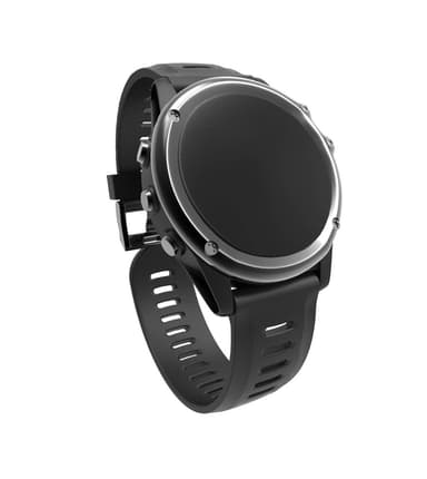 Ranneke Garmin Fenix 3 HR/6X GPS/5X Sapphire/Descent MK1:lle Musta