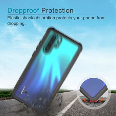 Huawei P30 Pro extra iskunkestävä kuori näytönsuojalla