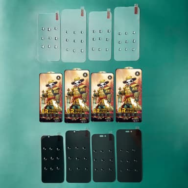 3 Pack Tempered Glass HD Anti-Fingerprint Screen Film Kit Yhteensopiva iPhonen kanssa Läpinäkyvä iPhone 14 Pro