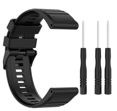 Kellon ranneke Garmin Fenix 7/6/5 musta