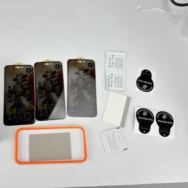 Puhelimen yksityisyyttä suojaava näytönsuoja, erittäin selkeä sormenjälkiä estävä 3-pakkaus iPhone 15 Pro