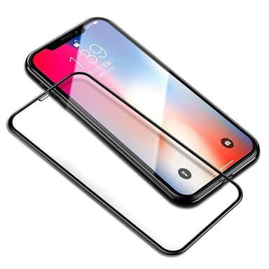 Näytönsuoja iPhone 11, musta reunus