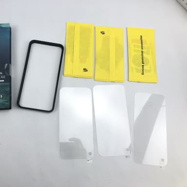 HD karkaistu lasikalvo alumiiniseoksesta täyskuori iPhonelle Läpinäkyvä iPhone 14 Pro