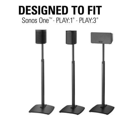 SANUS Floor Stand Adjustable One SL Play:1 Play:3 Single Black