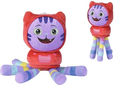 Gabby's Dollhouse Universal Gabby's Dollhouse DJ Catnip -pehmolelu, 25 cm