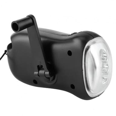 Käsikäyttöinen LED-taskulamppu, Musta