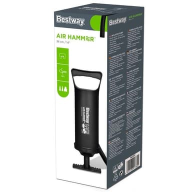 Bestway Air Pump Air Hammer 36cm- Kaksitoiminen käsipumppu