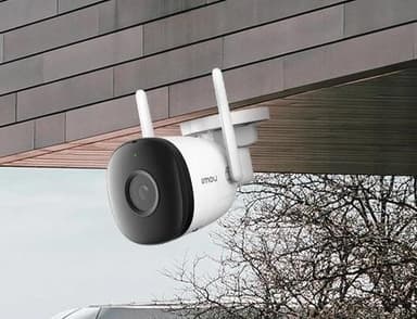 IMOU Bullet 2C -valvontakamera, jossa on sisäänrakennettu Wi-Fi-hotspotti
