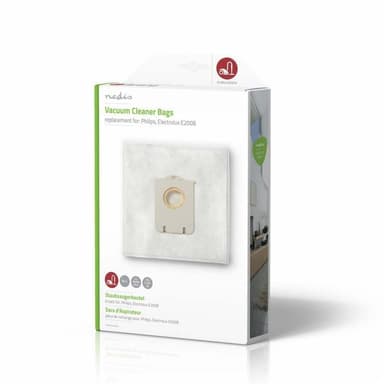 Nedis Pölypussi | 4 kpl | Mikrokuitu | Eniten myyty: Philips / Electrolux | Valkoinen
