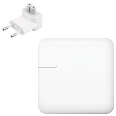 61W USB-C-virtalähde Macbook Pro 13"":lle, valkoinen