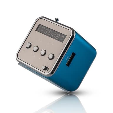 Setty MF-100, Trådlös högtalare med radio, blå