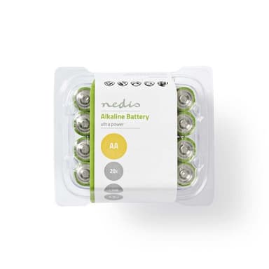 Nedis Alkaliparisto AA | 1.5 V DC | 20 Kpl pakkaus