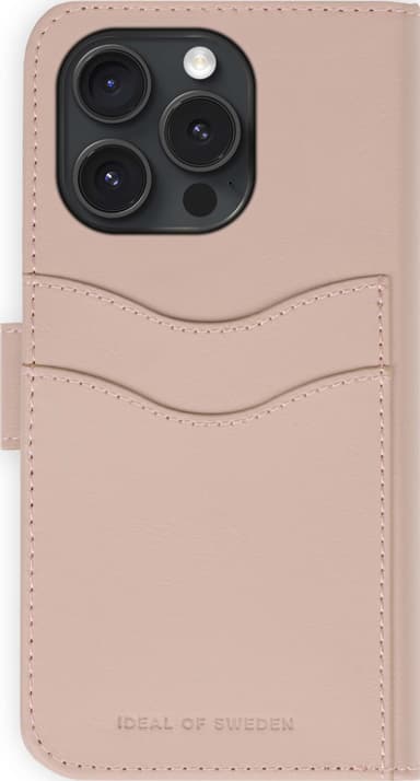 Ideal of Sweden Magnet Wallet+ iPhone 16 Pro lompakkokotelo (pinkki)