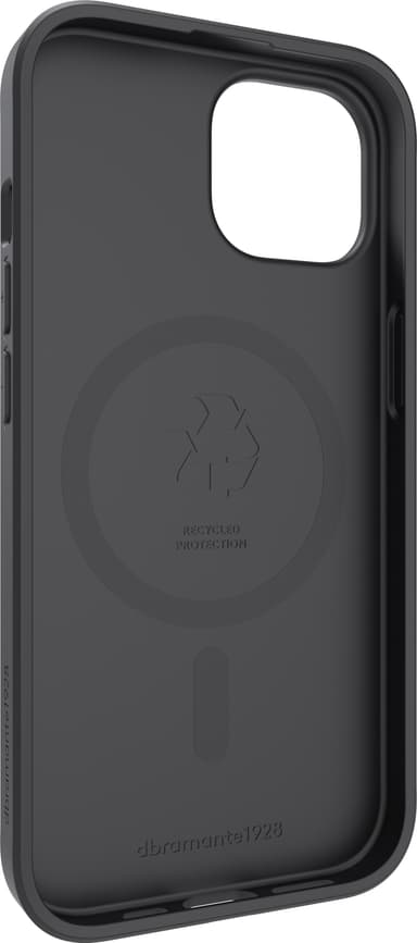 Dbramante1928 Greenland Pro MagSafe iPhone 15 suojakuori (yönmusta)