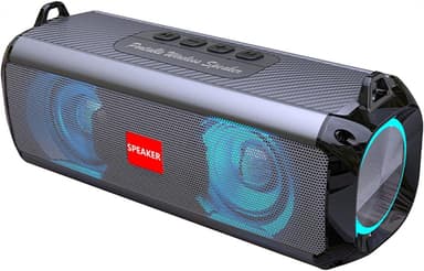 Langaton LED Bluetooth-kaiutin, musta