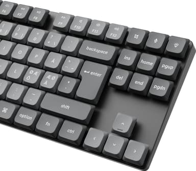 Keychron K1 Max pelinäppäimistö (Gateron, Low Profile, Brown kytkimet)