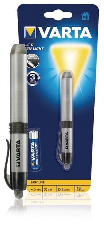 Varta LED Taskulamppu 3 lm Hopea
