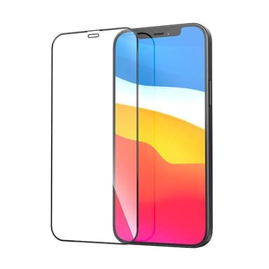 9H karkaistua lasia näytönsuoja iPhone 13, Musta