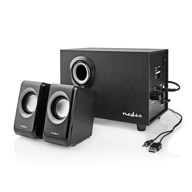 Nedis PC Kaiutin | 2.1 | 33 W | 3.5 mm uros | USB Virta | Äänenvoimakkuuden Säätö