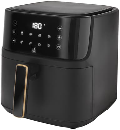 F&B Digital Dual Heat Airfryer 8 L (musta)