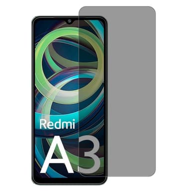 SKALO Xiaomi Redmi A3 Yksityisyydensuojaus Näytönsuoja karkaistu lasi - Svart