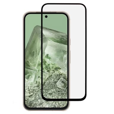 2-KPL SKALO Google Pixel 8a Koko Näytön Panssarilasi- Svart