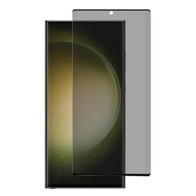 2-KPL SKALO Samsung Galaxy S23 Ultra Yksityisyys näytönsuoja karkaistu lasi - Svart