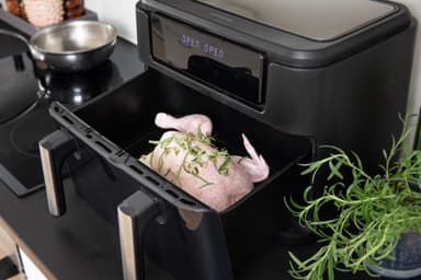 Gastronoma kaksivyöhykkeinen kiertoilmakypsennin 18290008 (musta)