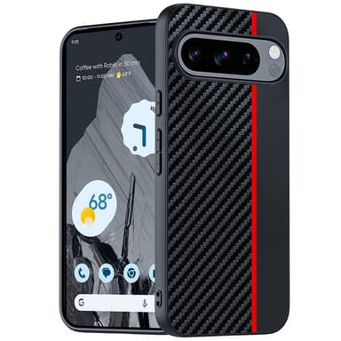 SKALO Google Pixel 9/9 Pro Carbon Fiber Hybrid Suojakuori