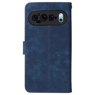 SKALO Google Pixel 9 Pro XL Lompakkokotelo PU-nahkaa - Sininen
