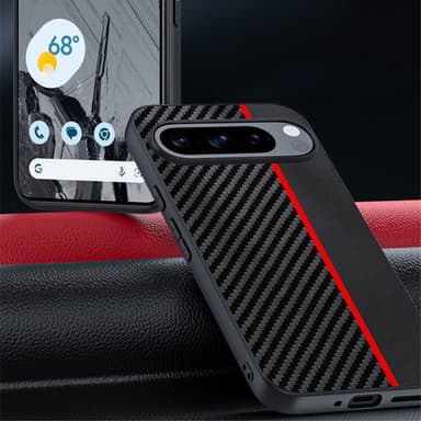 SKALO Google Pixel 9/9 Pro Carbon Fiber Hybrid Suojakuori