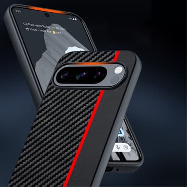 SKALO Google Pixel 9/9 Pro Carbon Fiber Hybrid Suojakuori