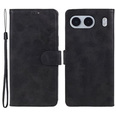 SKALO OnePlus Nord 4 Premium Wallet Lompakkokotelo - Musta