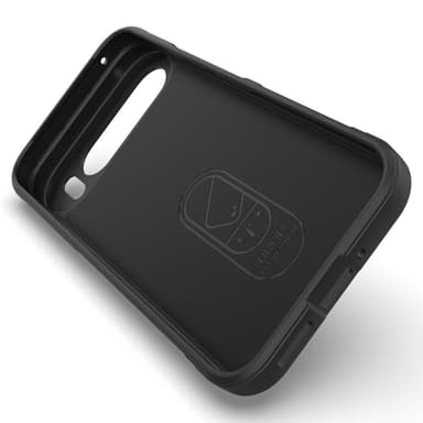 SKALO Google Pixel 9 Pro XL Rugged Bumpers TPU-suojakuori - Musta