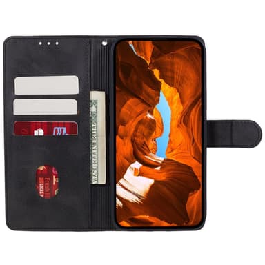 SKALO OnePlus Nord 4 Premium Wallet Lompakkokotelo - Musta
