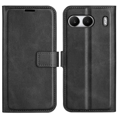 SKALO OnePlus Nord 4 Lompakkokotelo PU-nahkaa - Musta