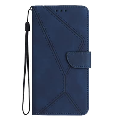 SKALO OnePlus Nord 4 Kohokuvioitu PU Nahka Lompakkokotelo - Sininen