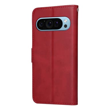 SKALO Google Pixel 9/9 Pro PU-nahkainen Lompakkokotelo - Punainen