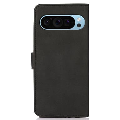 SKALO Google Pixel 9/9 Pro KHAZNEH Lompakkokotelo PU-nahasta - Musta