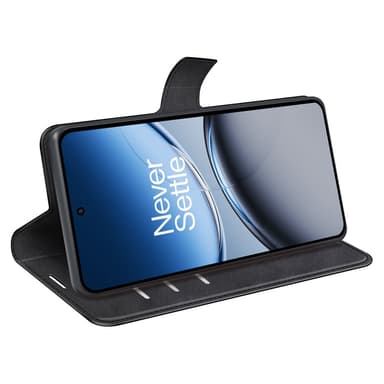 SKALO OnePlus Nord 4 Lompakkokotelo PU-nahkaa - Musta