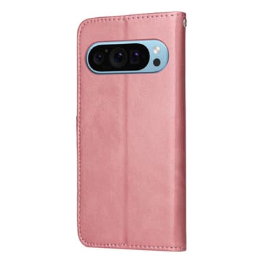 SKALO Google Pixel 9/9 Pro PU-nahkainen Lompakkokotelo - Pinkki