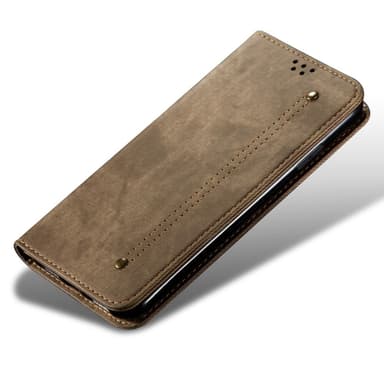 SKALO OnePlus Nord 4 Jeans Lompakkokotelo - Khaki