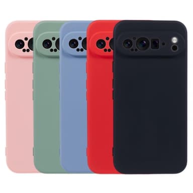 SKALO Google Pixel 9/9 Pro Ultraohut TPU-kuori - Punainen