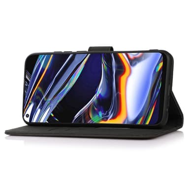 SKALO Google Pixel 9/9 Pro KHAZNEH Lompakkokotelo PU-nahasta - Musta