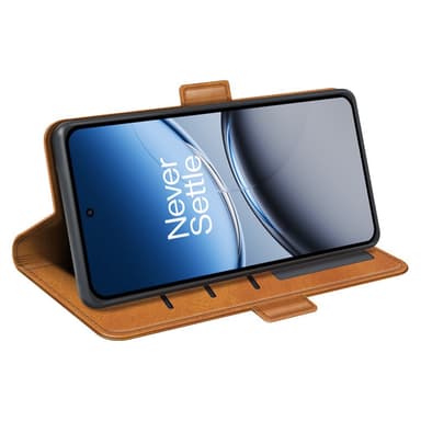 SKALO OnePlus Nord 4 Premium Wallet Lompakkokotelo - Ruskea