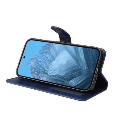 SKALO Google Pixel 9/9 Pro PU-nahkainen Lompakkokotelo - Sininen