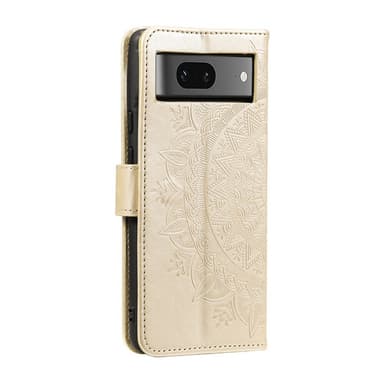 SKALO Google Pixel 9/9 Pro Mandala lompakkokotelo - Kulta