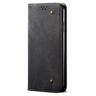SKALO OnePlus Nord 4 Jeans Lompakkokotelo - Musta